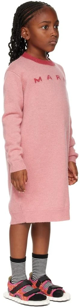 商品Marni|Kids Pink Logo Dress,价格¥1320,第2张图片详细描述