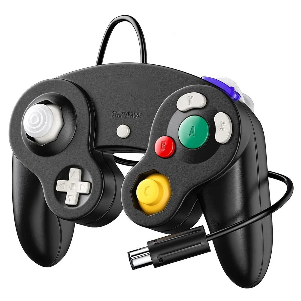 商品Global Bazaar|Shock Wired Game Controller Gamepad Compatible with Nintendo Wii Gamecube,价格¥257,第1张图片