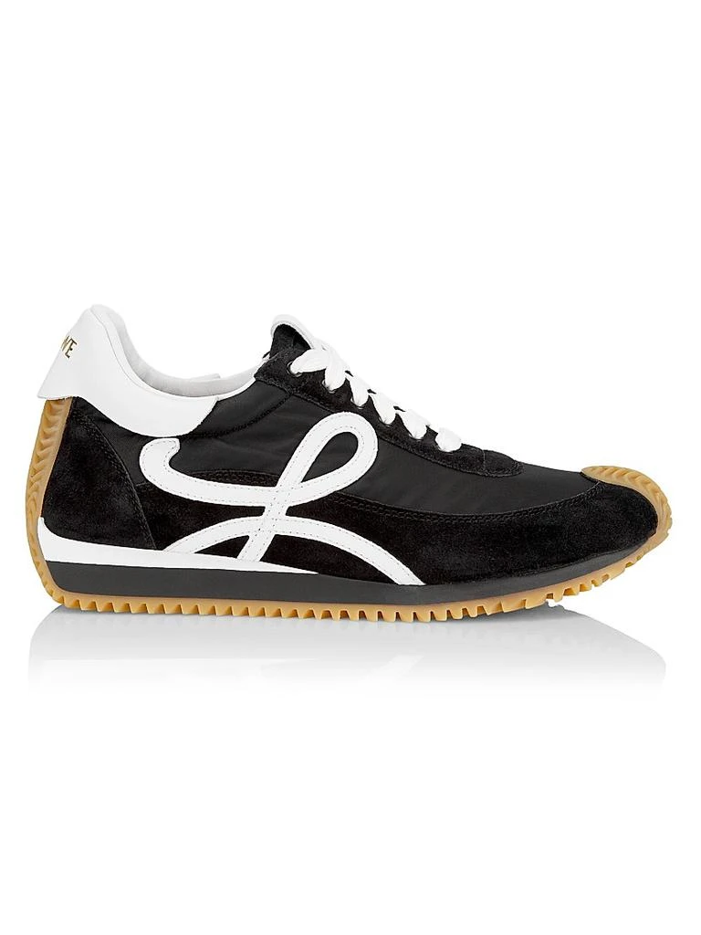 商品Loewe|Women's Flow Runner Mix Leather Sneakers,价格¥5914,第1张图片