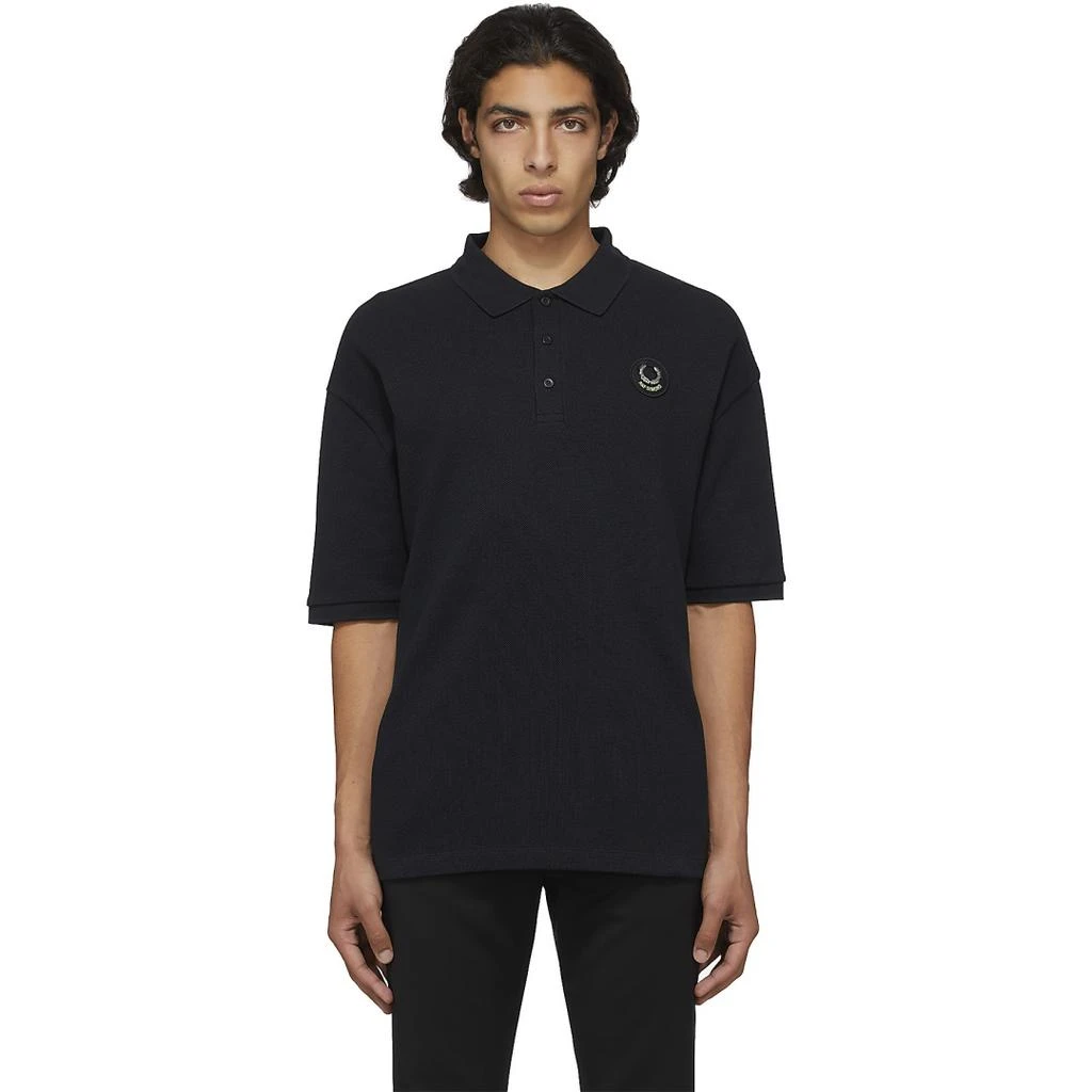 商品Fred Perry|Raf Simons Oversized Printed Polo Shirt,价格¥1287,第1张图片