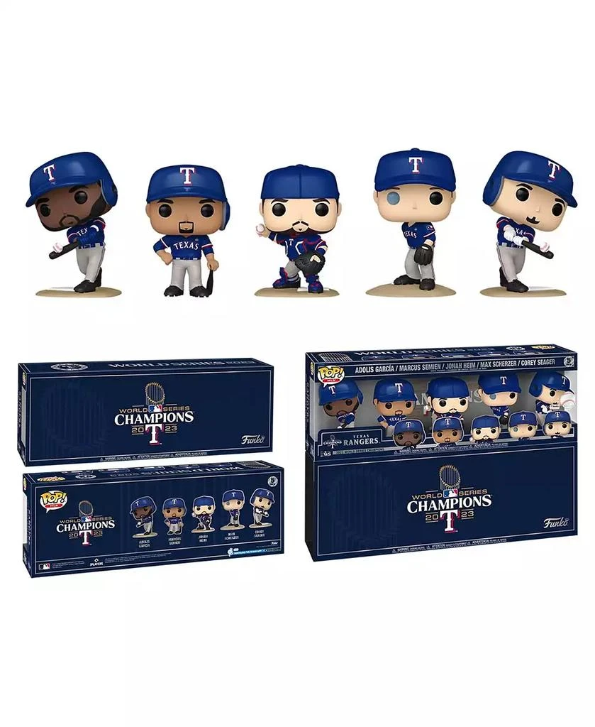 商品Funko|MLB Texas Rangers 2023 World Series Champions Fanatics Exclusive POP Five-Pack,价格¥561,第1张图片