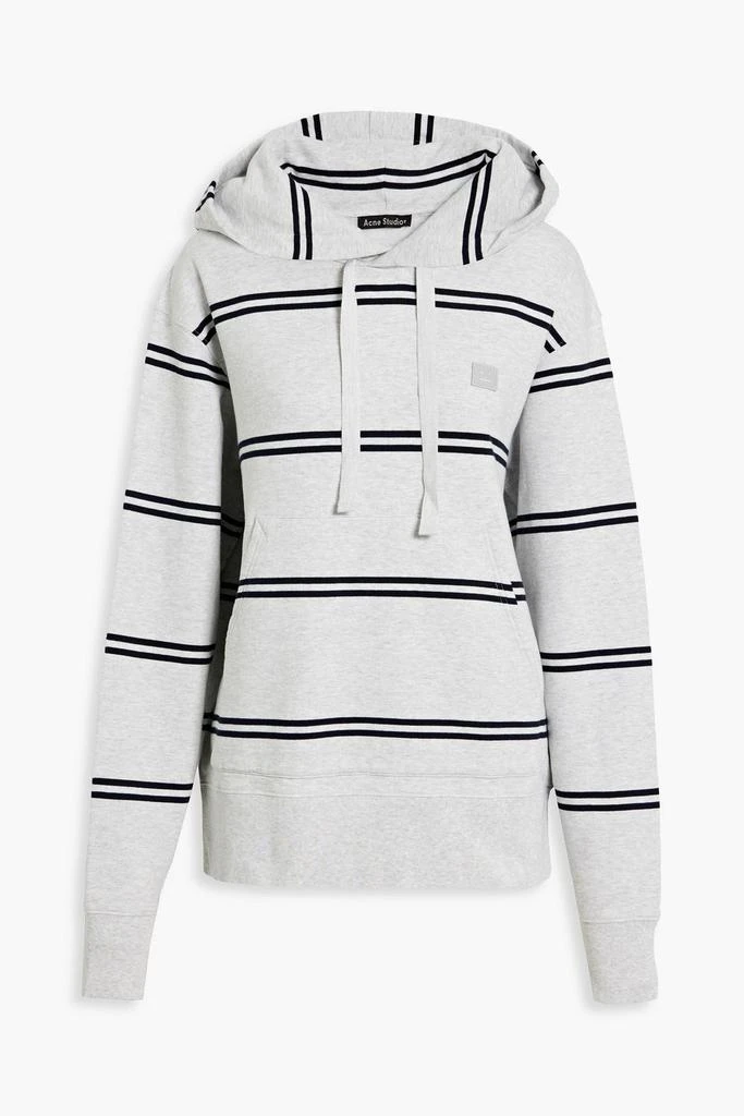 商品Acne Studios|Mélange striped cotton-fleece hoodie,价格¥1403,第1张图片