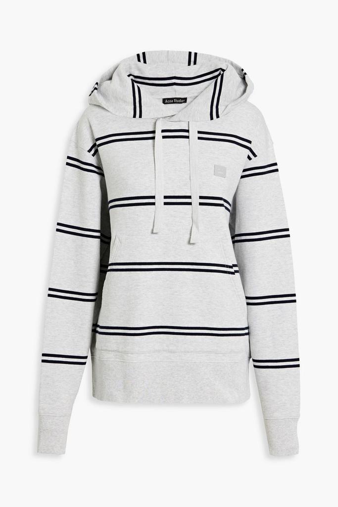 商品Acne Studios|Mélange striped cotton-fleece hoodie,价格¥1345,第1张图片