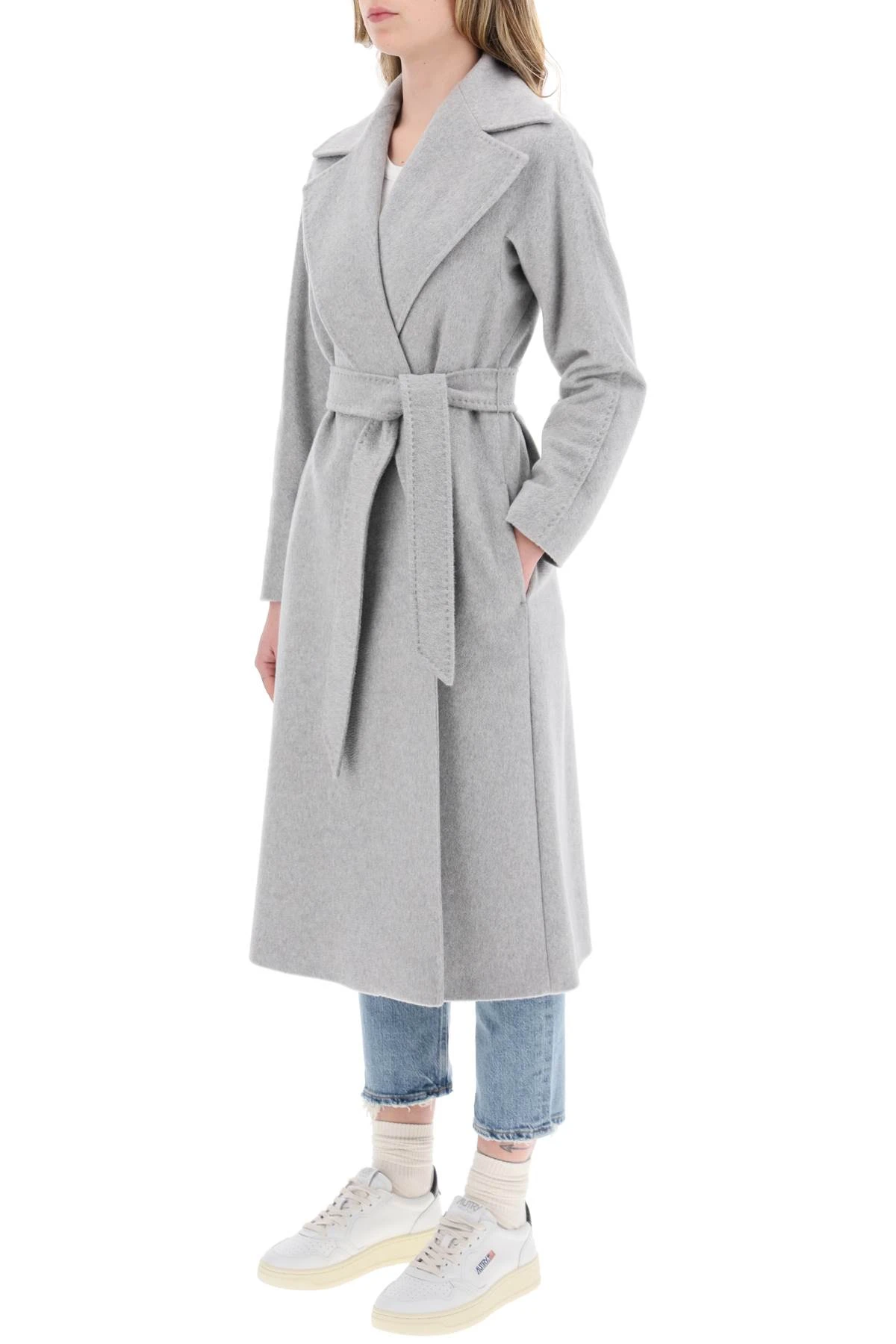 商品Max Mara|Max Mara 女士大衣 UMIDO033GP 灰色,价格¥6832,第5张图片详细描述