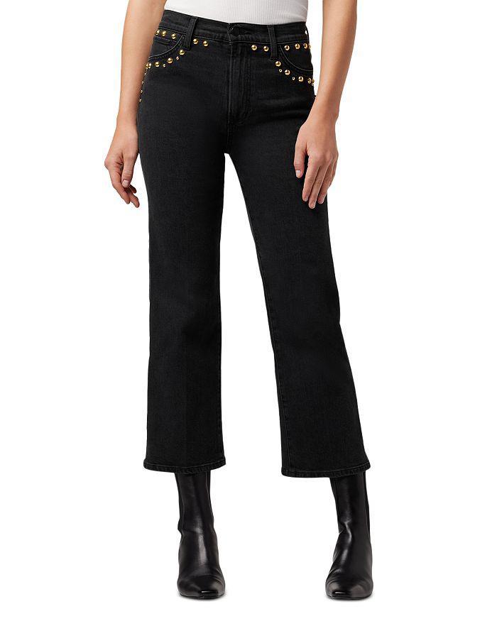 商品Joe's Jeans|The Blake High Rise Cropped Wide Leg Jeans in Billow,价格¥1682,第3张图片详细描述