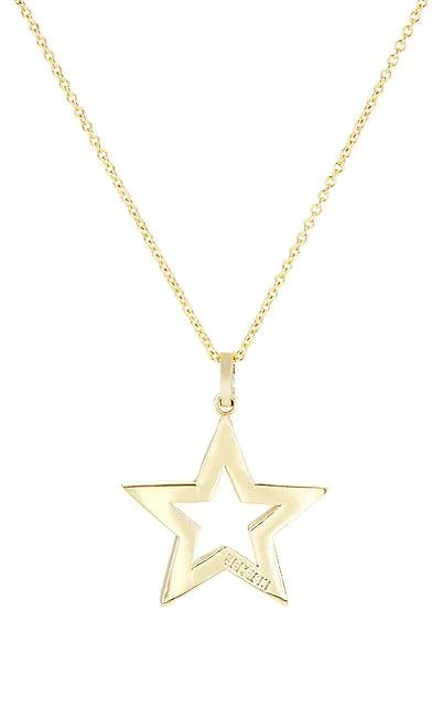 商品Jennifer Meyer|Open Star Pendant Necklace,价格¥6074,第3张图片详细描述
