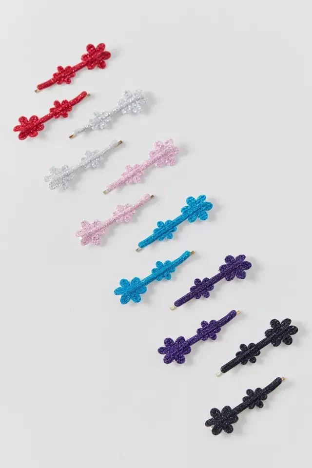 商品Urban Renewal|Urban Renewal Vintage Sparkle Flower Hair Clip Set,价格¥38,第1张图片