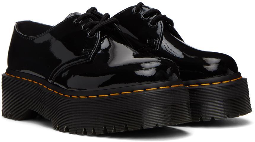 商品Dr. Martens|Black 1461 Quad Platform Oxfords,价格¥1072,第6张图片详细描述