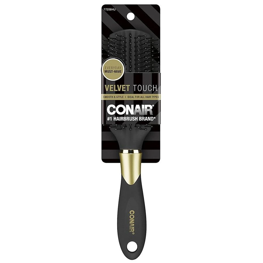 商品Conair|Velvet Touch Ball-Tipped Bristle All Purpose Hairbrush,价格¥52,第1张图片