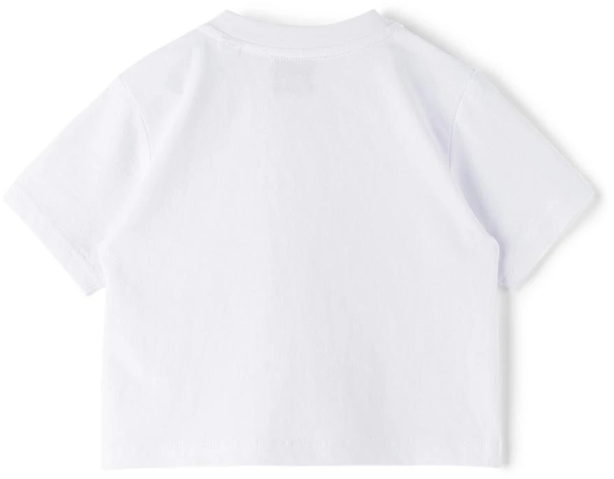商品Burberry|白色 Montage Print 婴儿 T 恤,价格¥553,第2张图片详细描述