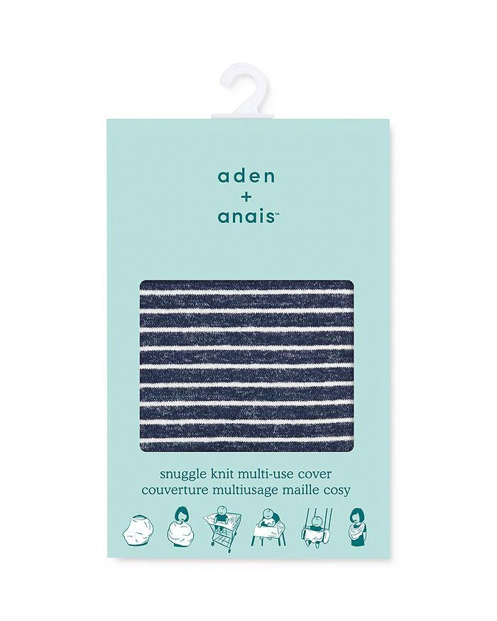 商品aden + anais|Boys' Striped Snuggle Knit Multi-Use Cover - Baby,价格¥220,第3张图片详细描述