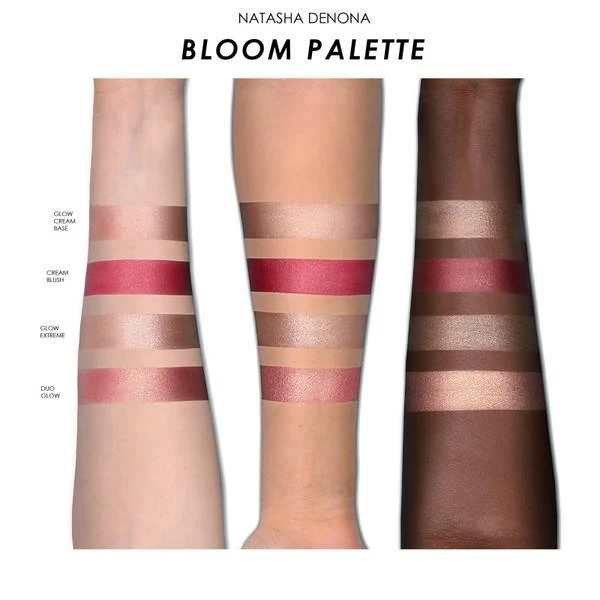 商品Natasha Denona|Natasha Denona Bloom Face Glow Palette 13.7g,价格¥447,第4张图片详细描述