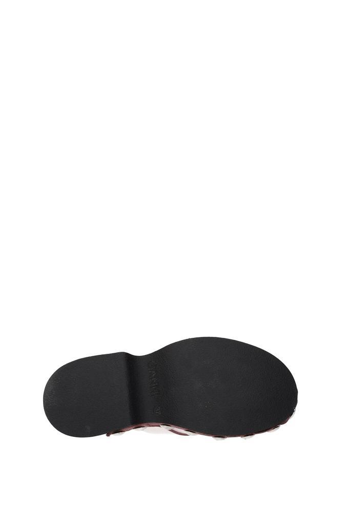 商品Ganni|Slippers and clogs Leather Pink,价格¥1169,第7张图片详细描述