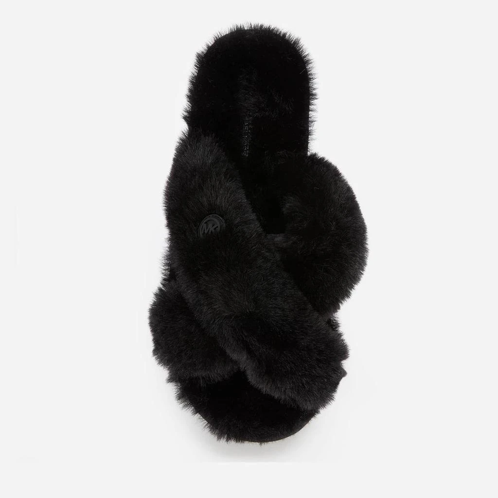 商品Michael Kors|MICHAEL MICHAEL KORS WOMEN'S LALA SLIDE SLIPPERS - BLACK,价格¥331,第3张图片详细描述