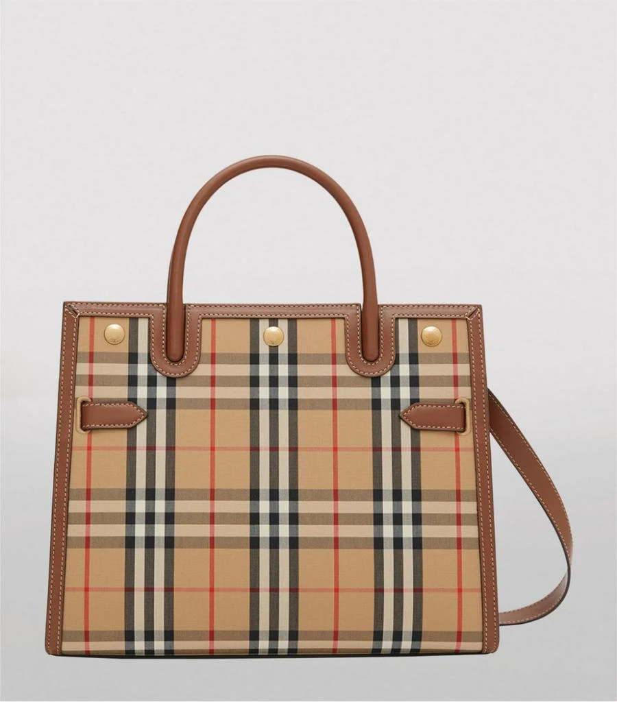 商品Burberry|Small Vintage Check Title Tote Bag,价格¥18941,第5张图片详细描述
