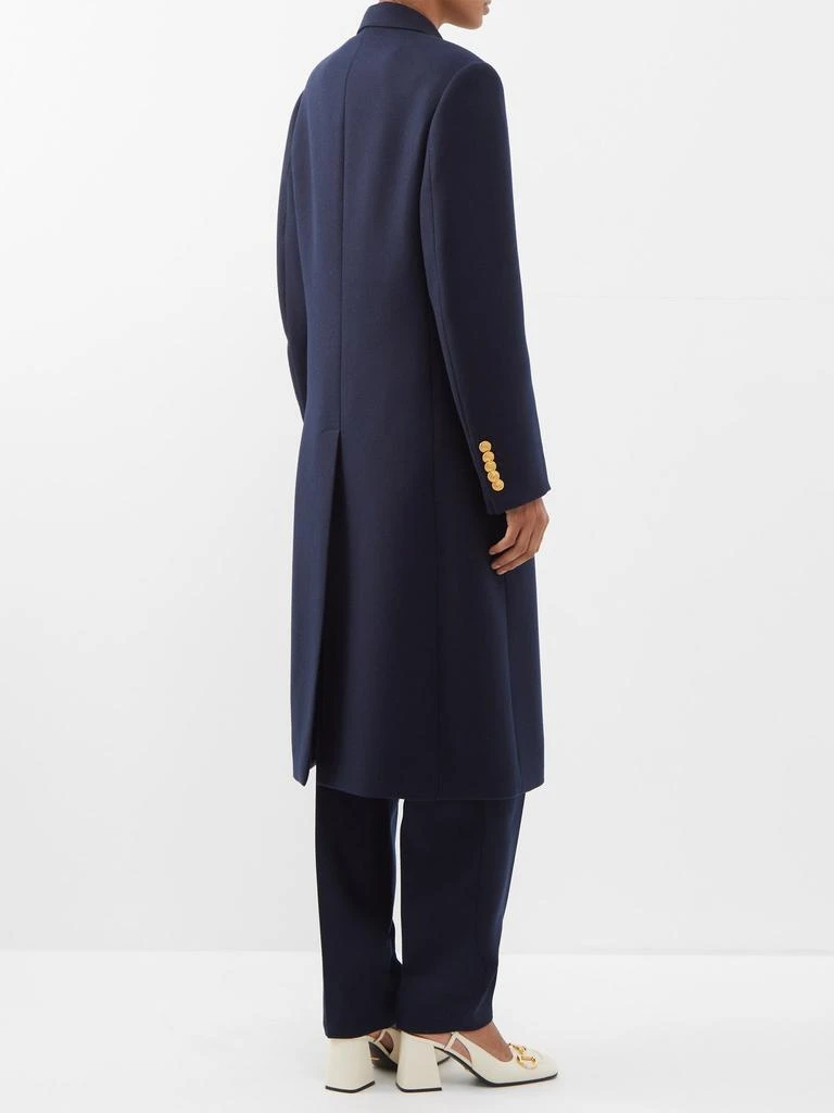 商品Gucci|Double-breasted cashmere-twill coat,价格¥38484,第2张图片详细描述