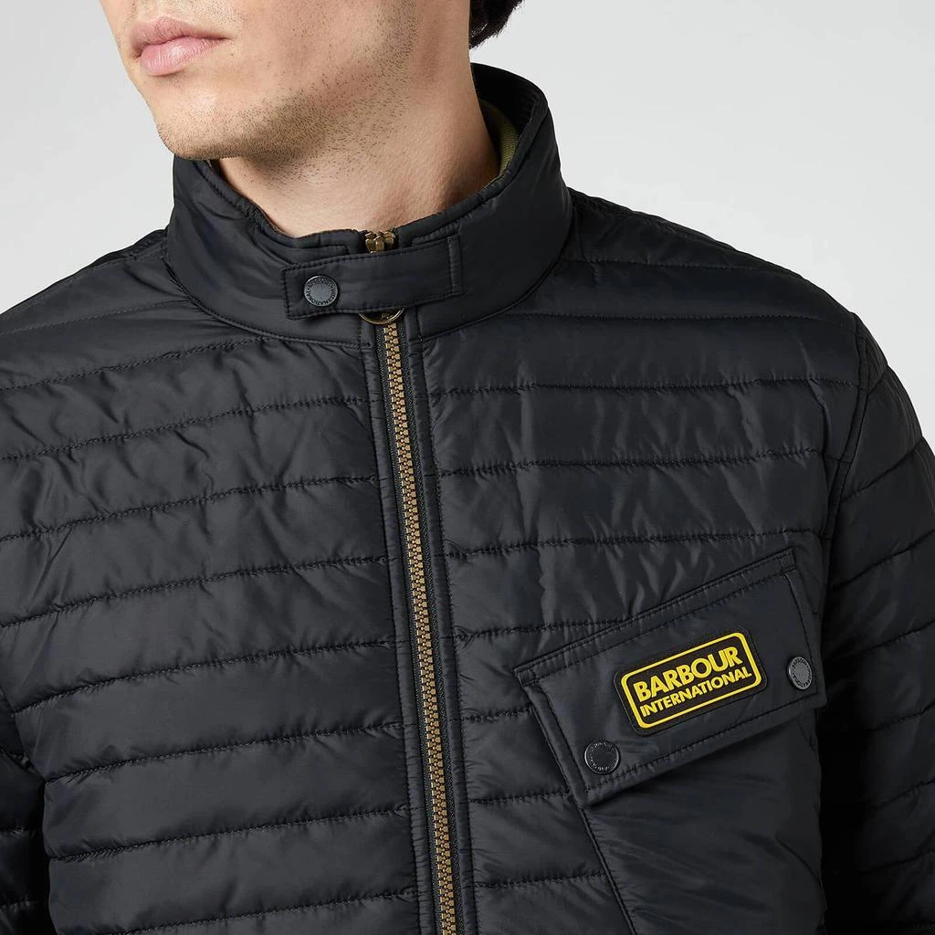 商品Barbour|Barbour International Men's Path Quilted Jacket - Black,价格¥609,第3张图片详细描述