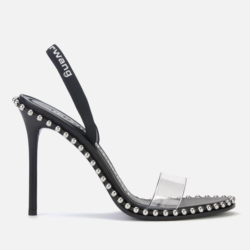 商品Alexander Wang|Alexander Wang Women's Nova Faux Leather Heeled Sandals,价格¥3510,第1张图片