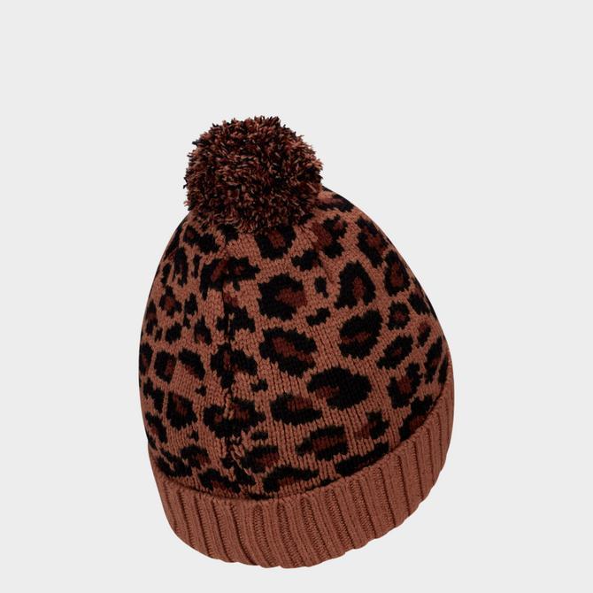 商品NIKE|Women's Nike Sportswear Leopard Print Pom Beanie Hat,价格¥239,第4张图片详细描述