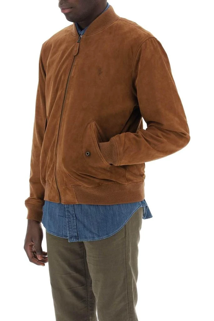 商品Ralph Lauren|Suede leather bomber jacket,价格¥4647,第5张图片详细描述