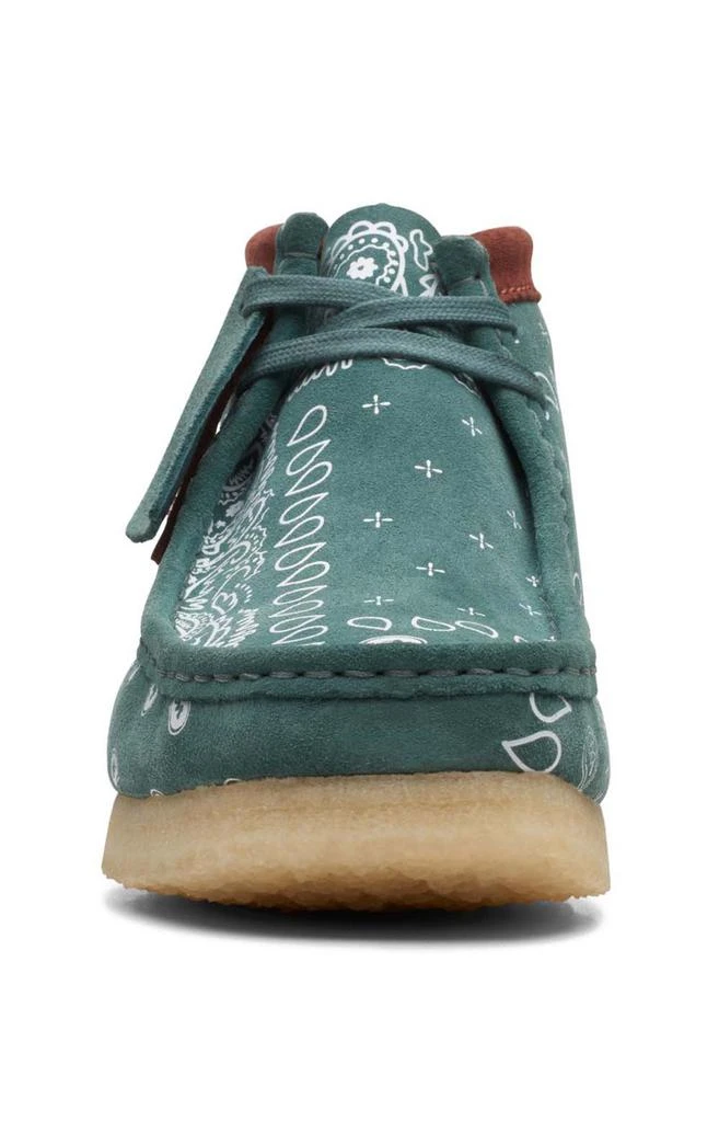 商品Clarks|(26168803) Wallabee Boots - Green Paisley,价格¥601,第3张图片详细描述