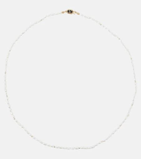 商品Valentino|人造珍珠与珐琅项链,价格¥7304,第1张图片