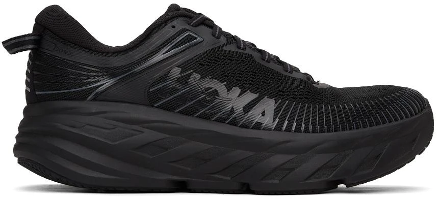 商品Hoka One One|Black Bondi 7 Sneakers,价格¥549,第1张图片