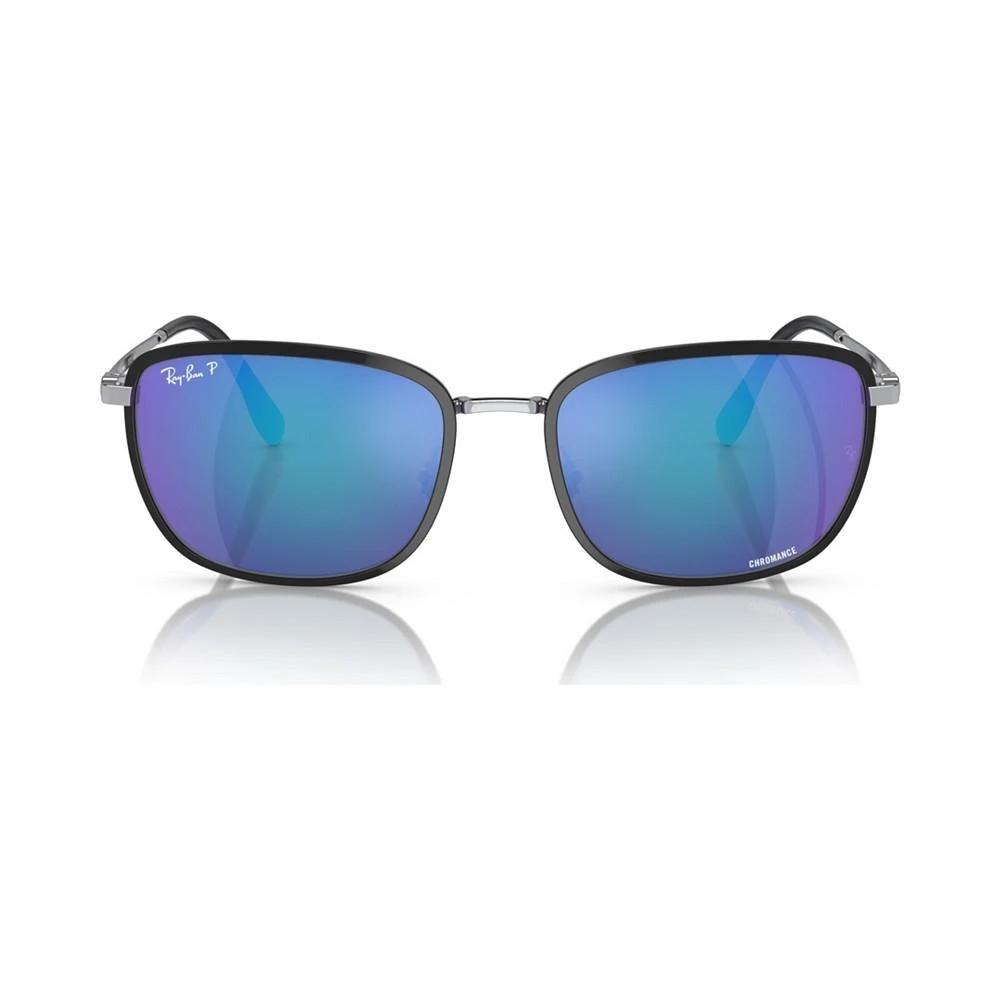 商品Ray-Ban|Men's Polarized Sunglasses, RB3705 Chromance,价格¥2061,第2张图片详细描述