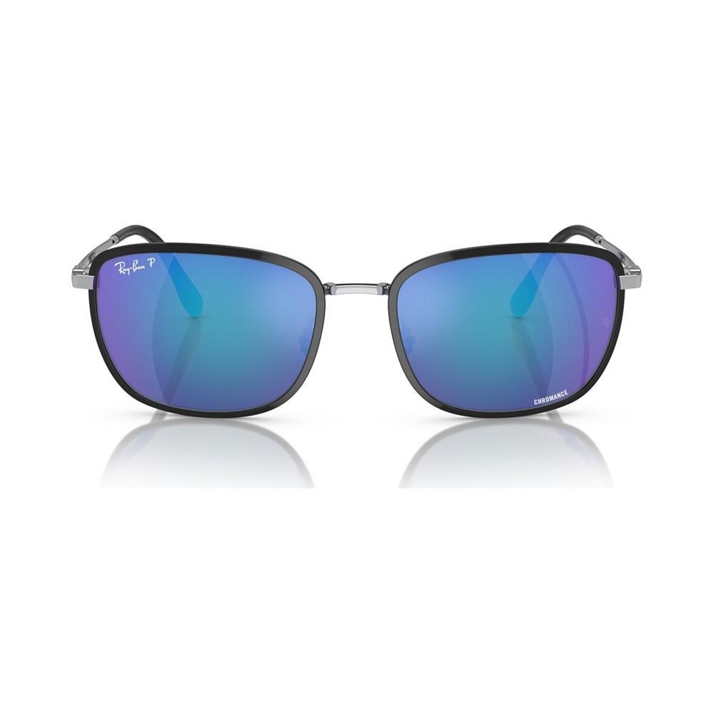 商品Ray-Ban|Men's Polarized Sunglasses, RB3705 Chromance,价格¥1911,第4张图片详细描述