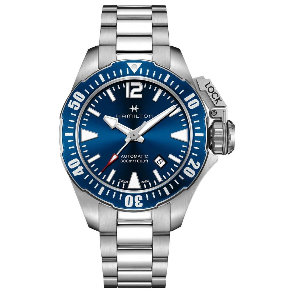 商品Hamilton|Hamilton Khaki Navy 自动 手表,价格¥4349,第1张图片