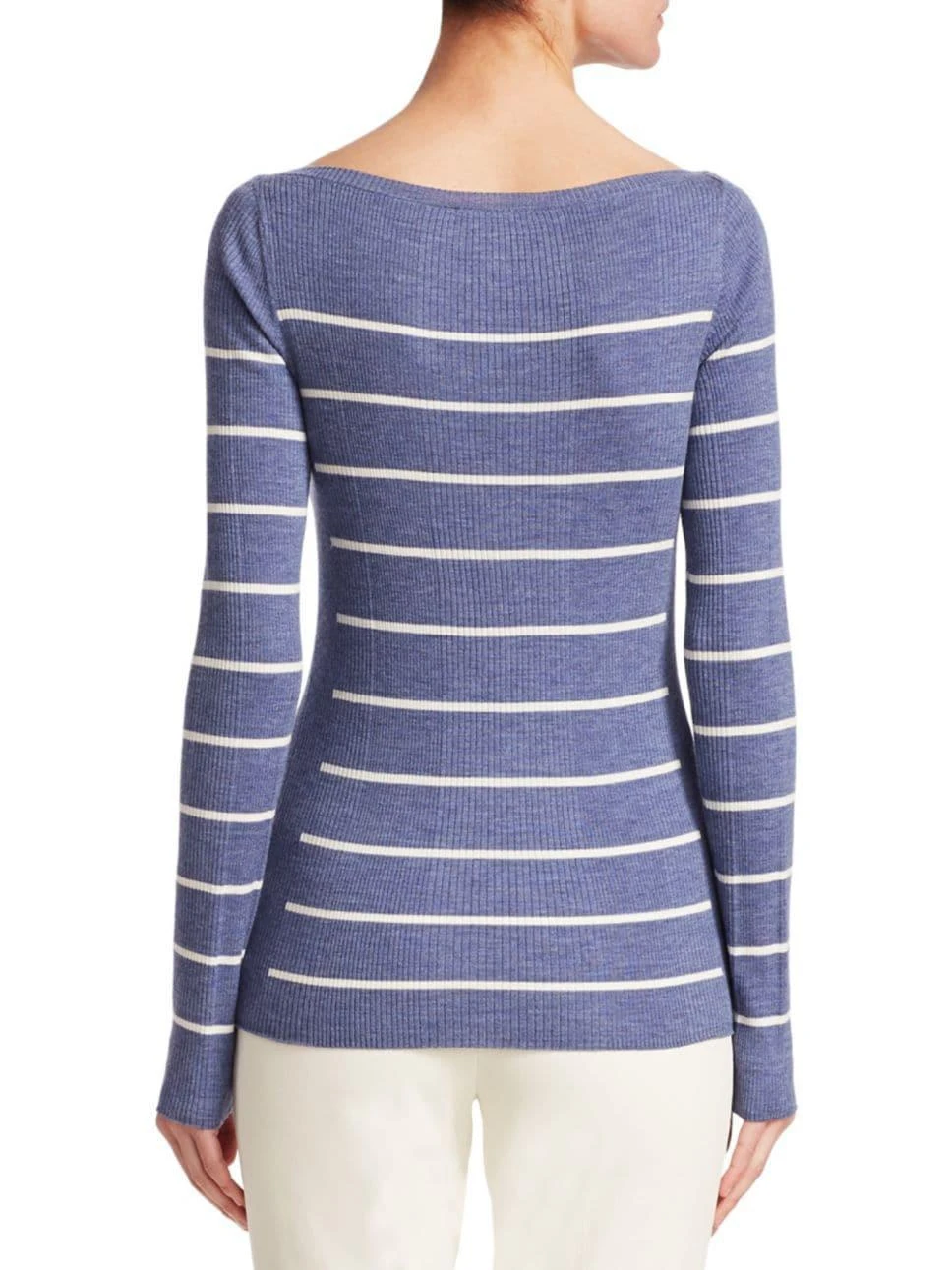 商品Theory|Theory - Refined Stripe Wool Sweater,价格¥568,第2张图片详细描述