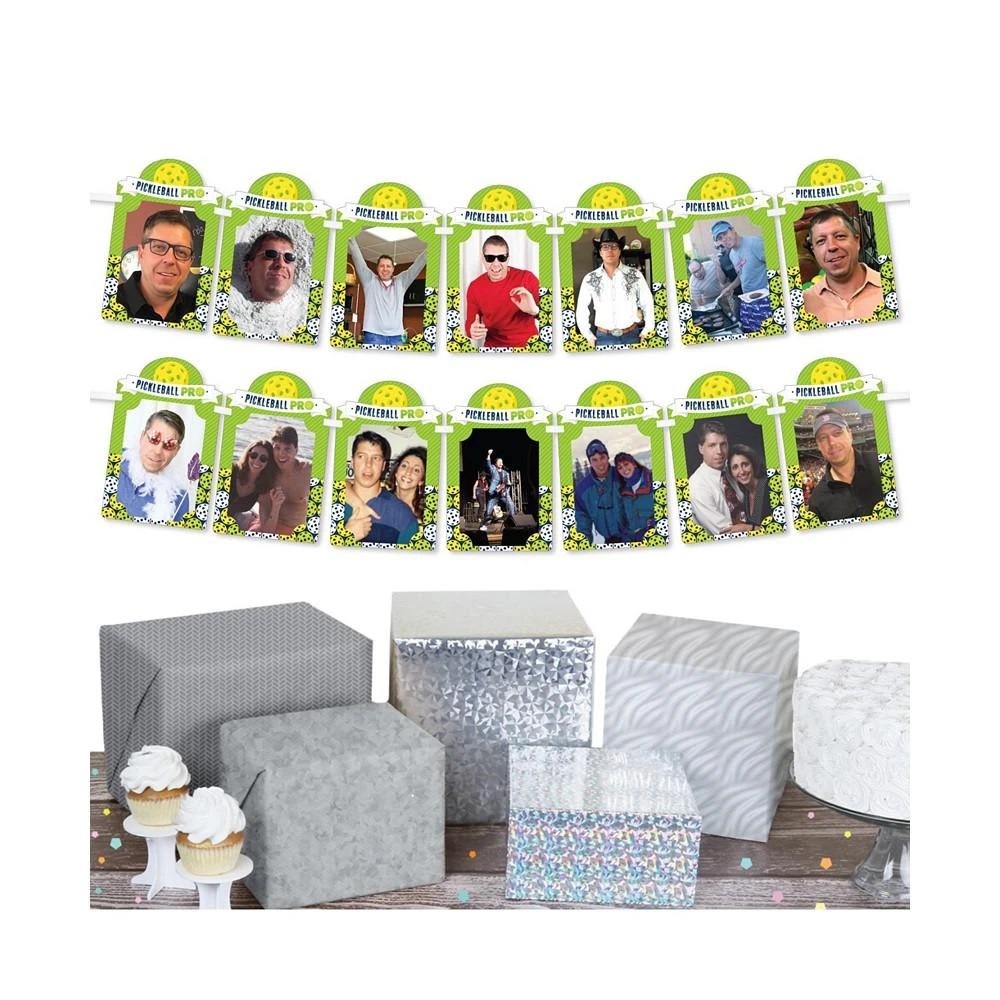 商品Big Dot of Happiness|Let’s Rally Pickleball Birthday or Retirement Party Picture Display Photo Banner,价格¥119,第2张图片详细描述