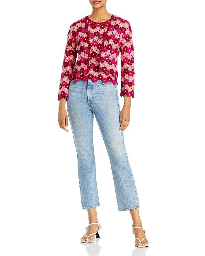 Anderson Crochet Flower Cropped Cardigan 商品