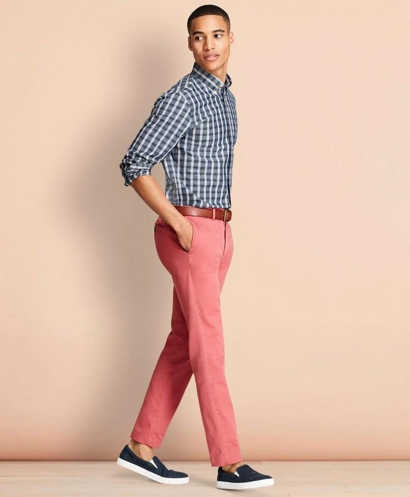 商品Brooks Brothers|Slim-Fit Garment-Dyed Stretch Chinos,价格¥244,第2张图片详细描述