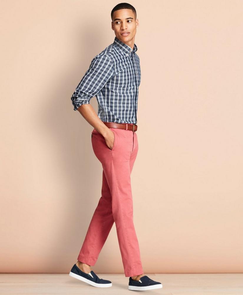 商品Brooks Brothers|Slim-Fit Garment-Dyed Stretch Chinos,价格¥222,第4张图片详细描述