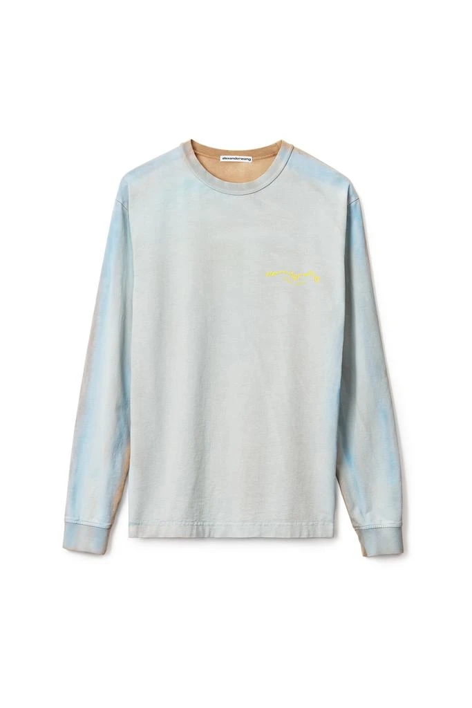 商品[国内直发] Alexander Wang|LONG-SLEEVE TEE IN GARMENT DYED JERSEY,价格¥808,第1张图片