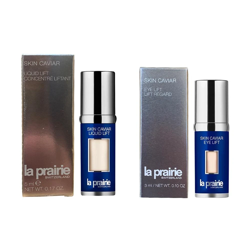 商品La Prairie|LaPrairie 莱珀妮 反重力鱼子精华紧颜液5ml+眼部紧颜液3ml (盒装),价格¥826,第1张图片