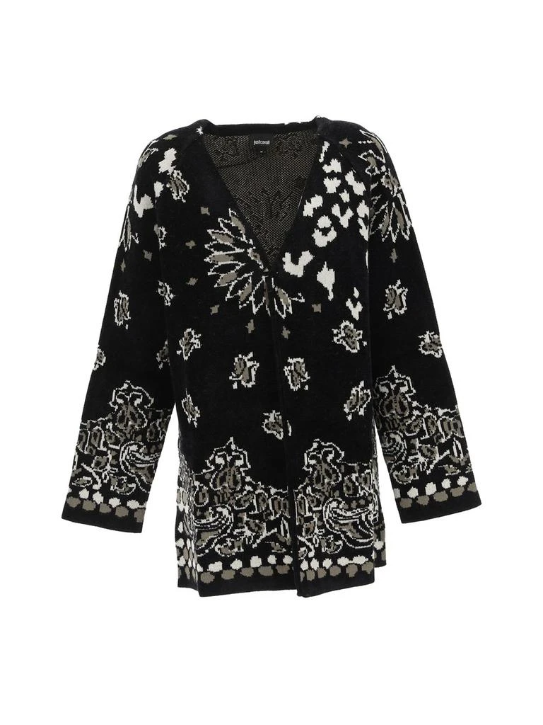 商品Just Cavalli|Just Cavalli V-Neck Long-Sleeved Cardigan,价格¥1626,第1张图片