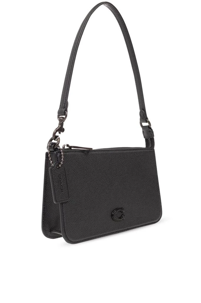 商品Coach|Coach Logo Motif Plaque Shoulder Bag,价格¥1177,第3张图片详细描述