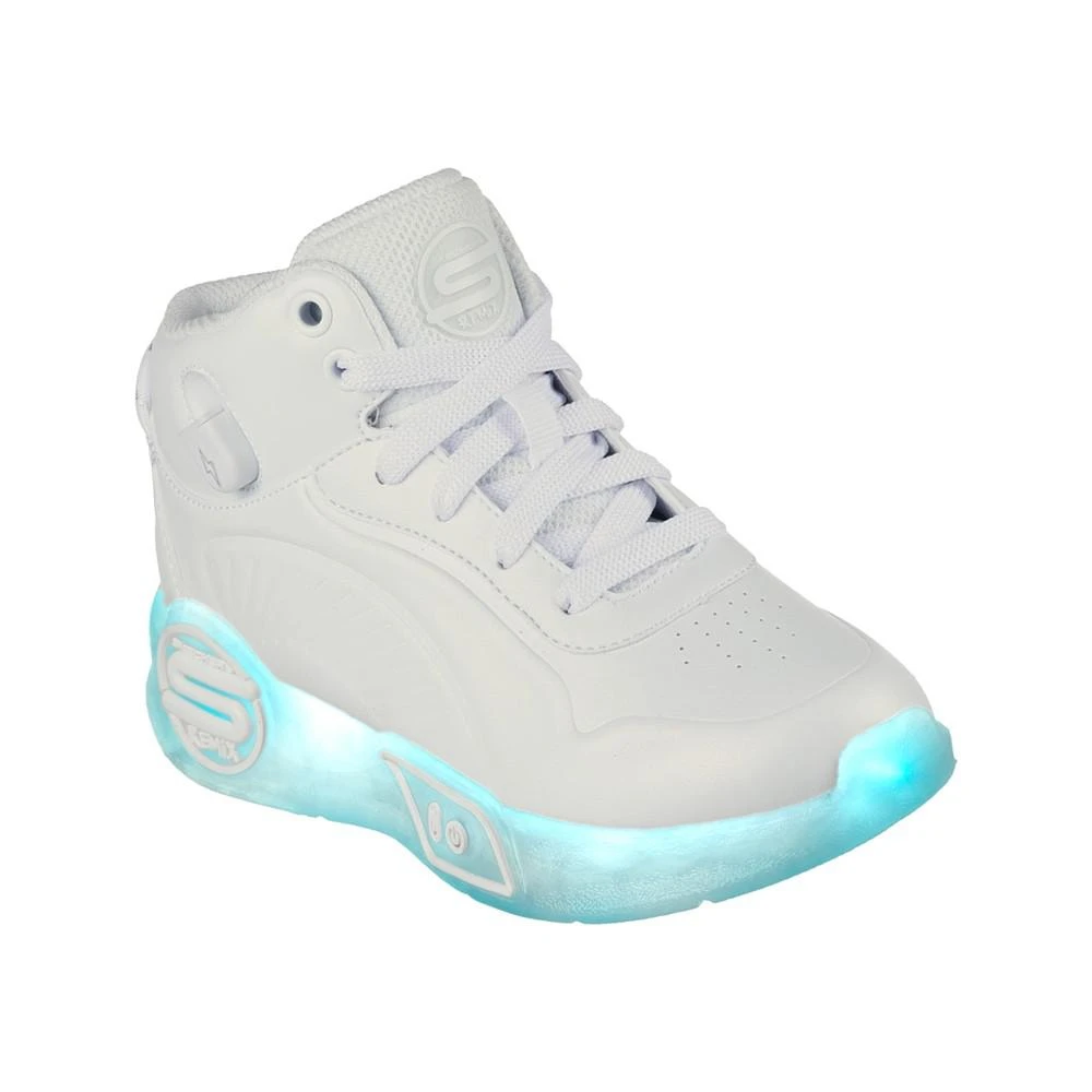 商品SKECHERS|Little Girls S-Lights Remix Light-Up Casual Sneakers from Finish Line,价格¥374,第1张图片