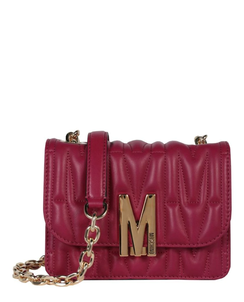 商品Moschino|Quilted M-Logo Crossbody Bag,价格¥3004,第1张图片