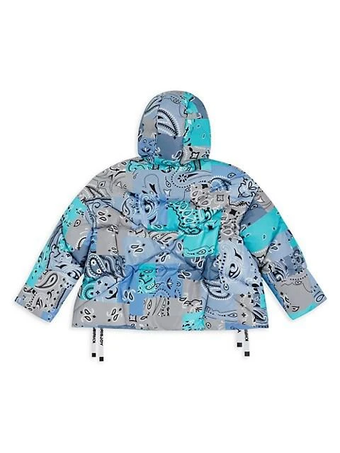 商品Khrisjoy|Little Kid's & Kid's Exclusive Bandana Puffer Jacket,价格¥2515,第3张图片详细描述