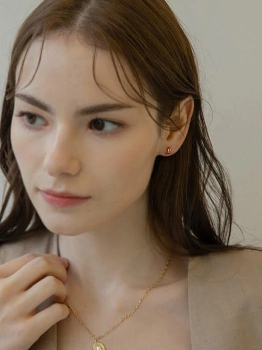 商品GETMEBLING|Level Earrings (14K Gold),价格¥1043,第3张图片详细描述