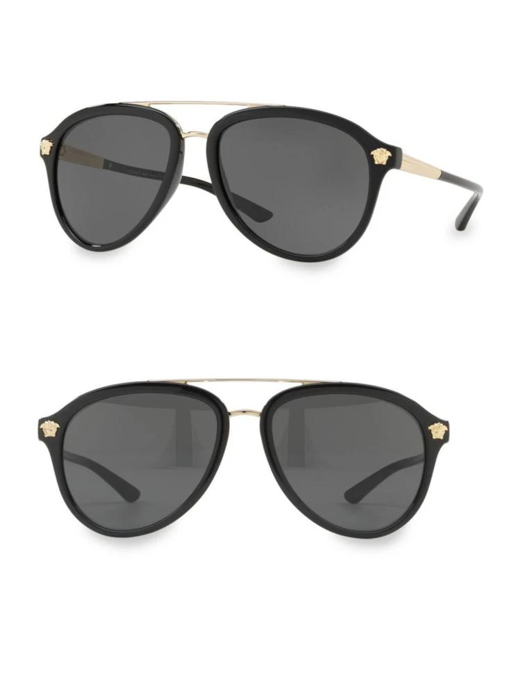 商品Versace|58MM 4341 Aviator Sunglasses,价格¥1375,第1张图片