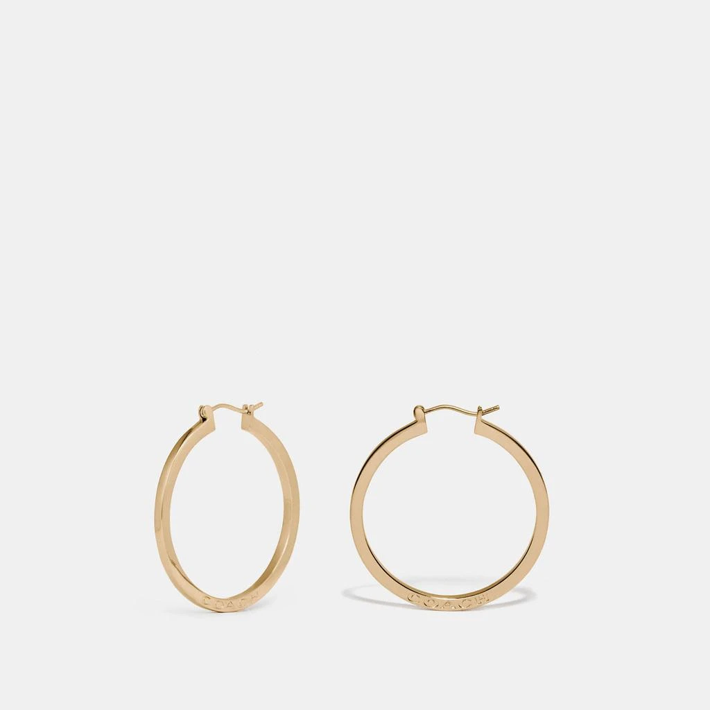 商品Coach|Hoop Earrings,价格¥251,第1张图片