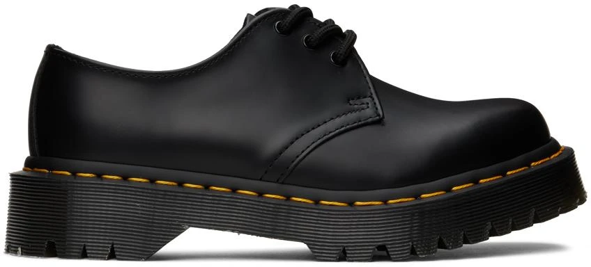 商品Dr. Martens|黑色Bex女款1461 厚底鞋靴 3孔,价格¥789,第1张图片