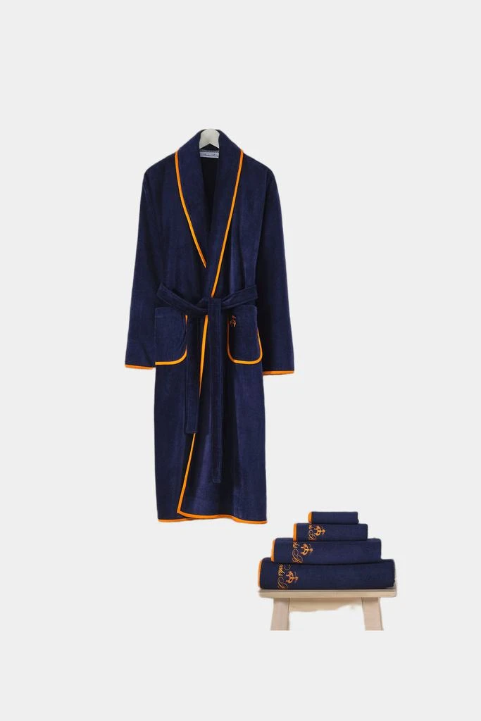 商品Brooks Brothers|Contrast Frame Bathrobe,价格¥1055,第3张图片详细描述
