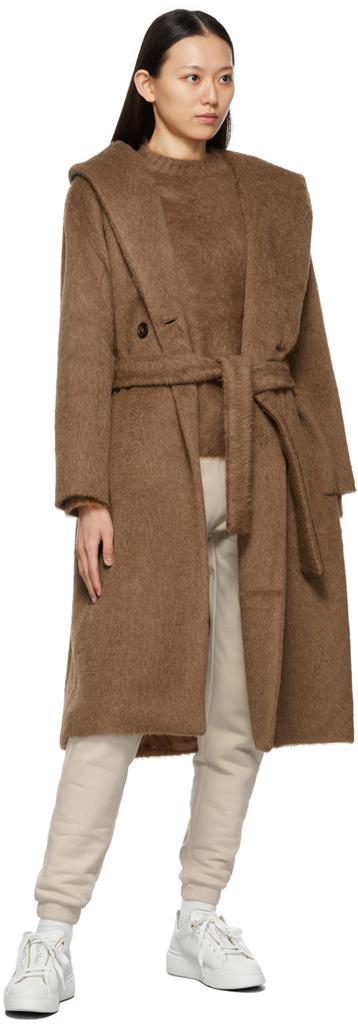 商品Max Mara|Brown Egeria Coat,价格¥15284,第6张图片详细描述