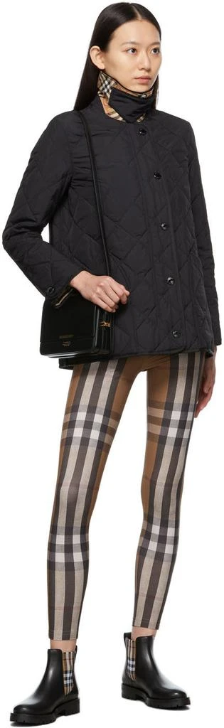 商品Burberry|黑色 Barn 绗缝夹克,价格¥11065,第4张图片详细描述