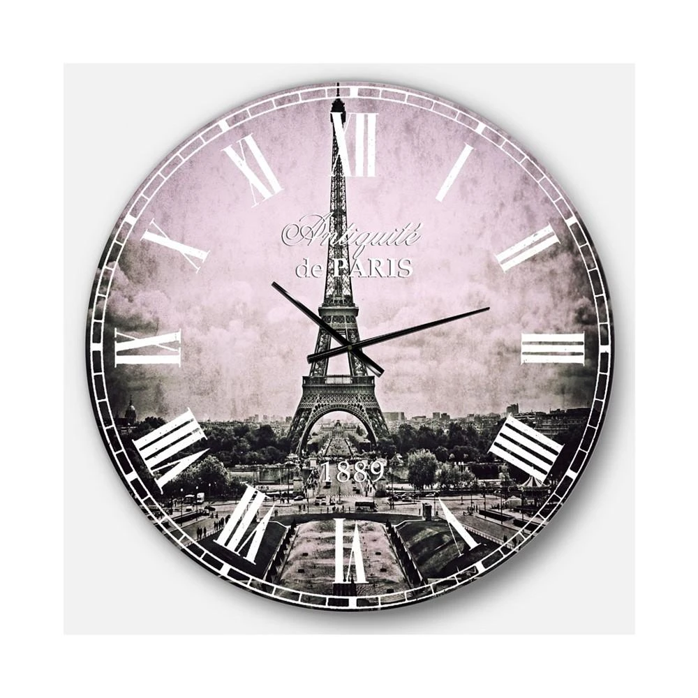 商品Designart|Vintage Oversized Metal Wall Clock - 36 x 36,价格¥1727,第1张图片
